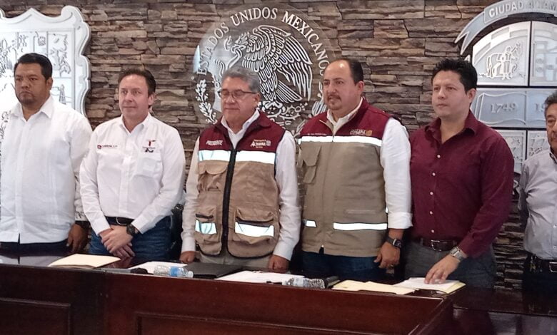 Comapa, Altamira, Sur, convenio crisis del agua
